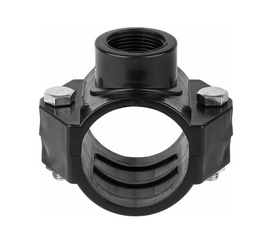 Хомут-врезка AV Engineering ПНД 50x3/4" с внутренней резьбой AVE1005034