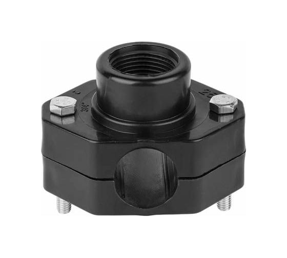 Хомут-врезка AV Engineering ПНД 25x3/4" с внутренней резьбой AVE1002534