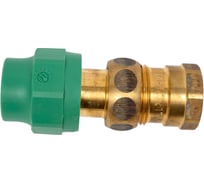 Муфта BANNINGER полипропиленовая, зеленая, переходник со сгоном - 25x3/4 ВР 5R51074511