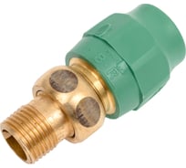 Муфта BANNINGER полипропиленовая, зеленая, переходник со сгоном - 20x1/2 НР 7R51067311