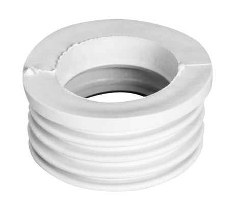 Переходная манжета СТМ D50x73, трехлепестковая, белая SMRTW5073