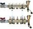 Коллекторная группа Tiemme 5 отводов 1" с расходомерами, латунь 3870001 / 3871G060505 1