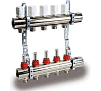 Коллектор регулируемый CD 468/3 (1''x3/4 EK; 2 шт.) для теплых полов Luxor 15552703