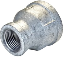 Муфта СВК чугунная переходная, резьбовая, оцинкованная, внутр. резьба, ДУ 25x15мм, 1x1/2'' SVK-CIMPF2515z Н0000012780