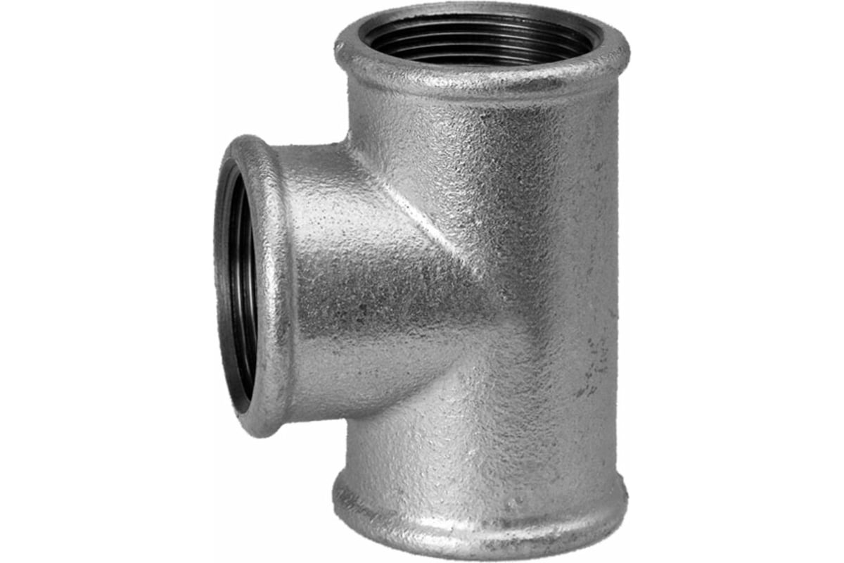 Тройник СВК чугунный резьбовой, оцинкованная, внутр. резьба, ДУ 25мм, 1 ...