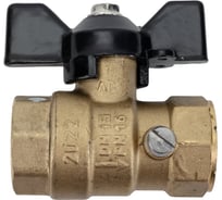 Шаровой кран для манометра LD PRIDE 1/2''вн - М20x1,5 с бабочкой, со спуском 550481