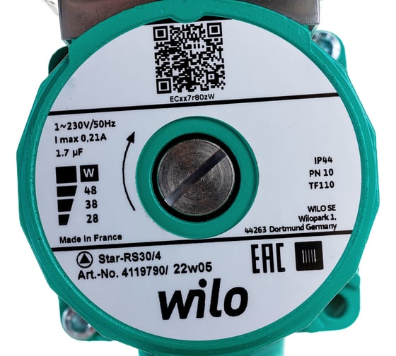 Циркуляционный насос Wilo Star-RS30/4 4119790