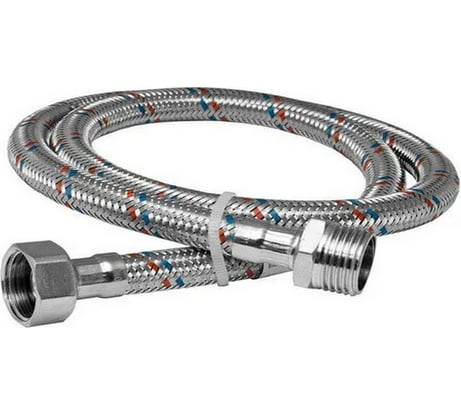 Гибкая подводка для воды ELKA (оплетка нерж.сталь) 1/2, вр/нр, 500см EL.LK.102.33.0500
