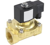 Клапан электромагнитный DN.ru VS2W-200V-NC Ду25 Ру7 латунь, прямого действия, 24В DC D130-01022
