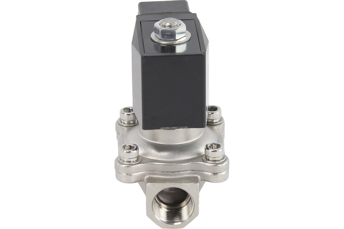 Электромагнитный клапан соленоидный двухходовой DN.ru VS2W-201V-NC Ду15 ...