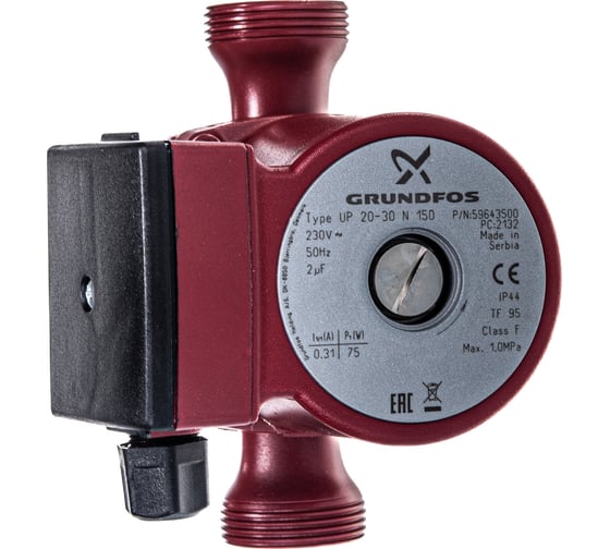 Циркуляционный насос Grundfos UP 20-30 N 59643500