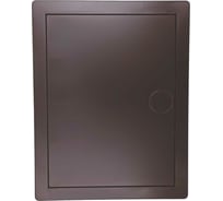 Ревизионная люк-дверца ВИЕНТО 200x200 мм, с нажимным замком "PUSH", коричневый ДР2020ПЗ-кор