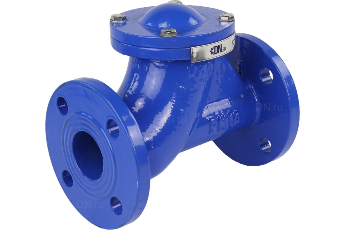 Шаровой обратный клапан DN.ru ду300 ру16 укороченный без сливной пробки ...