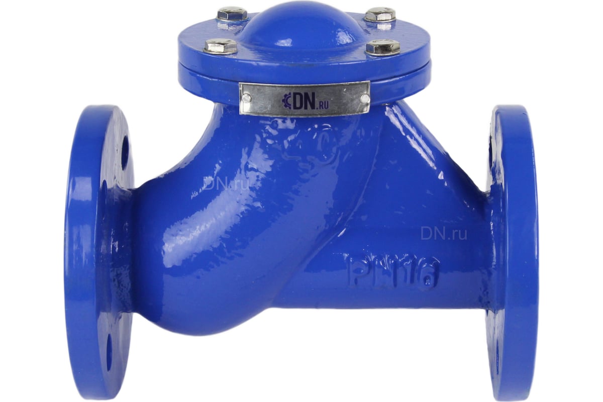 Шаровой обратный клапан DN.ru ду200 ру16 укороченный без сливной пробки ...
