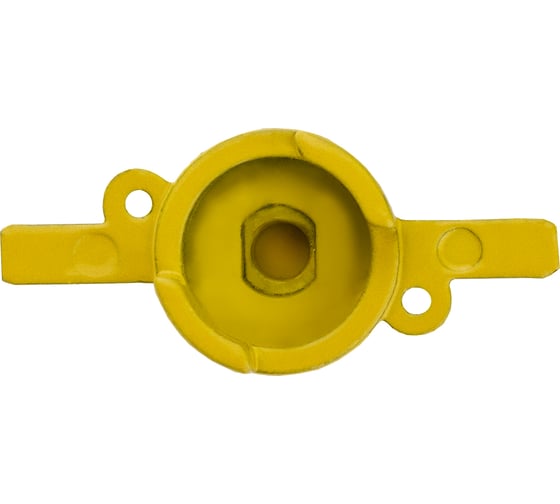 Ручка-бабочка для крана MasterProf желтая, 1/2"-3/4" ИС.131525