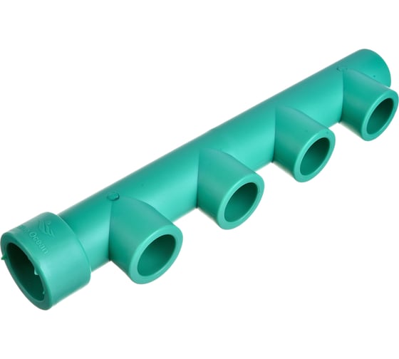 Коллектор Blue Ocean (4 отвода) - 32x25x4 ЗЕЛЕНЫЙ PPRF/FCETA(G) -32х25х4