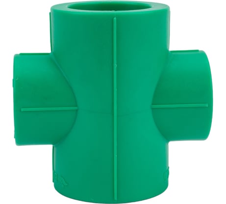 Переходная крестовина Blue Ocean полипропиленовая, 25x20 мм, зеленая PPRF/RCP(G)-25х20