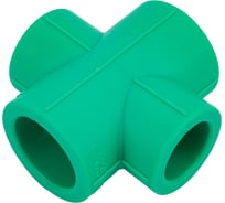 Переходная крестовина Blue Ocean полипропиленовая, 25x20 мм, зеленая PPRF/RCP(G)-25х20