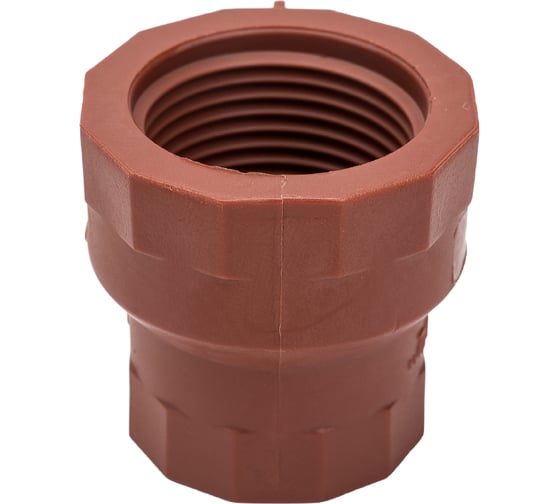 Переходная муфта ПП AV Engineering 3/4"х1/2"с внутренней резьбой, коричневая AVE159016