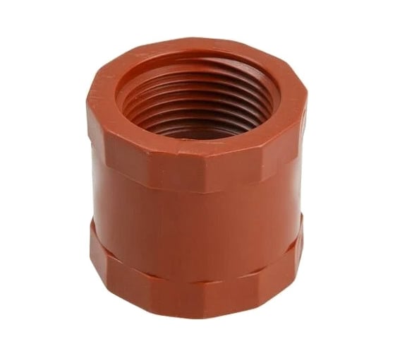 Муфта ПП AV Engineering 1" с внутренней резьбой, коричневая AVE159014 1