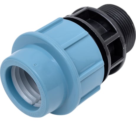 Компрессионная муфта ПНД AV Engineering 32x1 1/4" с наружной резьбой AVE10632114