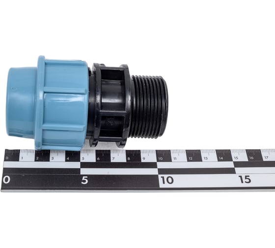 Компрессионная муфта ПНД AV Engineering 32x1 1/4" с наружной резьбой AVE10632114