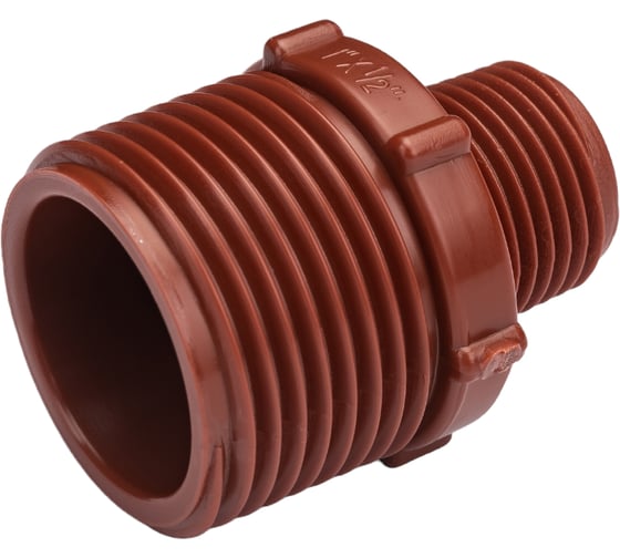 Переходной ниппель ПП AV Engineering 1"x1/2" с наружной резьбой AVE159023