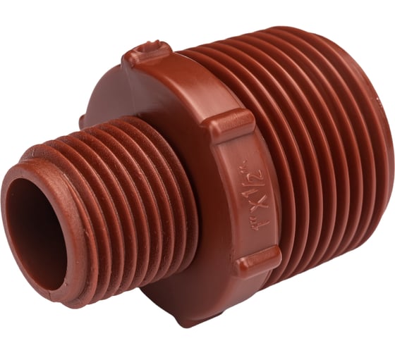 Переходной ниппель ПП AV Engineering 1"x1/2" с наружной резьбой AVE159023