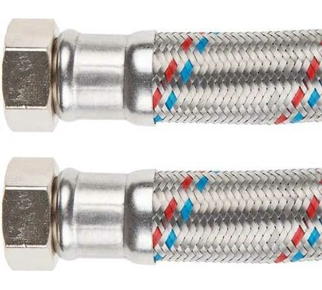 Гибкая подводка для воды AV Engineering гайка 1" - гайка 1", 80 см AVE20680