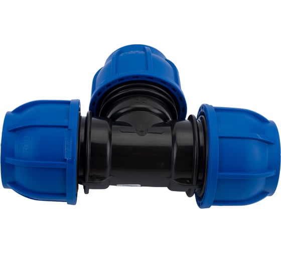 Компрессионный тройник TEBO ПНД 50x50x50 T-ПНД.Тр.0.50-50-50.CN