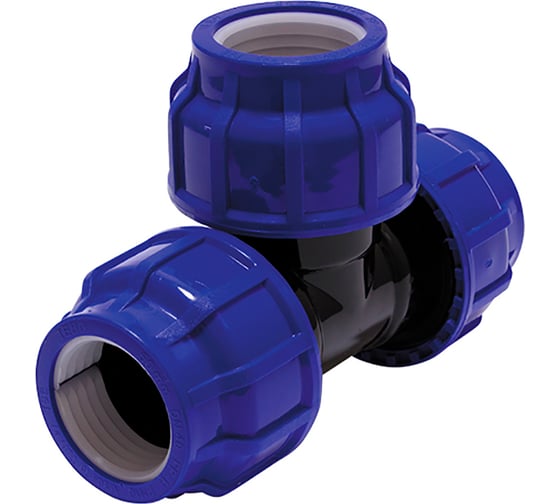 Тройник компрессионный TEBO ПНД 40x40x40 T-ПНД.Тр.0.40-40-40.CN 1