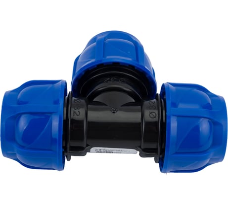 Компрессионный тройник TEBO ПНД 32x32x32 T-ПНД.Тр.0.32-32-32.CN