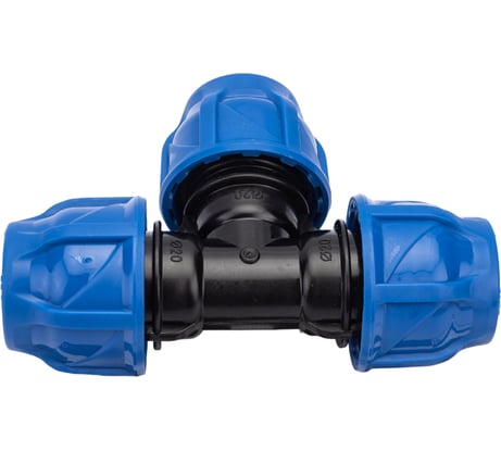 Компрессионный тройник TEBO ПНД 20x20x20 T-ПНД.Тр.0.20-20-20.CN