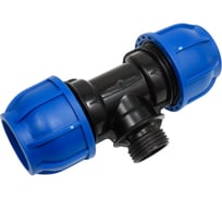 Компрессионный переxодной тройник TEBO ПНД  50x25x50 T-ПНД.Тр.0.50-25-50.CN