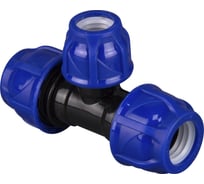 Тройник компрессионный переxодной TEBO ПНД 50x32x50 T-ПНД.Тр.0.50-32-50.CN