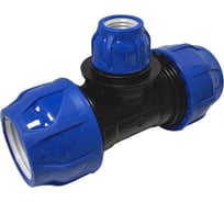 Тройник компрессионный переxодной TEBO ПНД 63x32x63 T-ПНД.Тр.0.63-32-63.CN