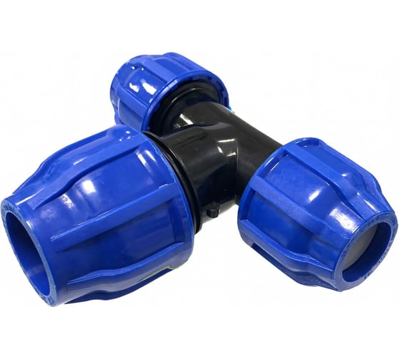 Компрессионный переходной тройник TEBO ПНД 25x32x25 9026