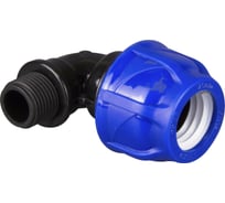 Компрессионный отвод TEBO ПНД нар. резьба 63x1 1/2" T-ПНД.О.5.63-112.CN