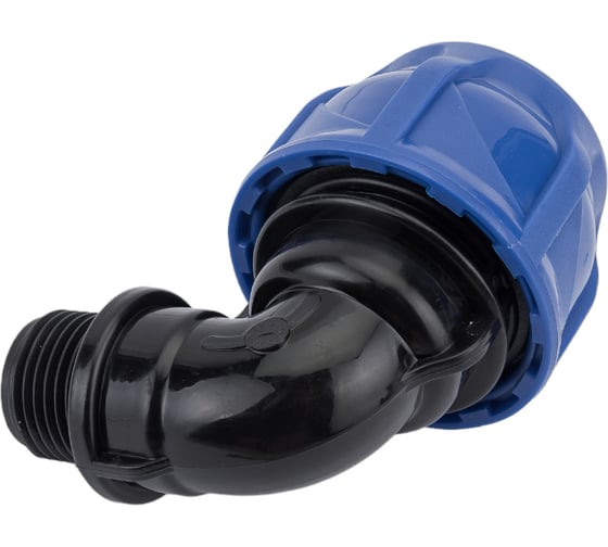 Компрессионный отвод TEBO ПНД нар. резьба 25x1/2" T-ПНД.О.5.25-12.CN