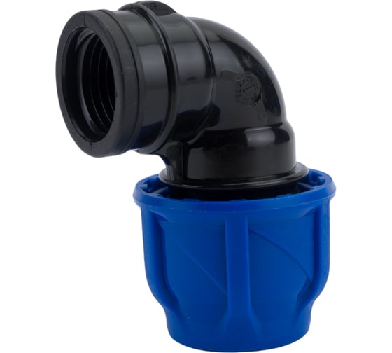 Отвод компрессионный TEBO ПНД вн. резьба 20x1/2" T-ПНД.О.4.20-12.CN