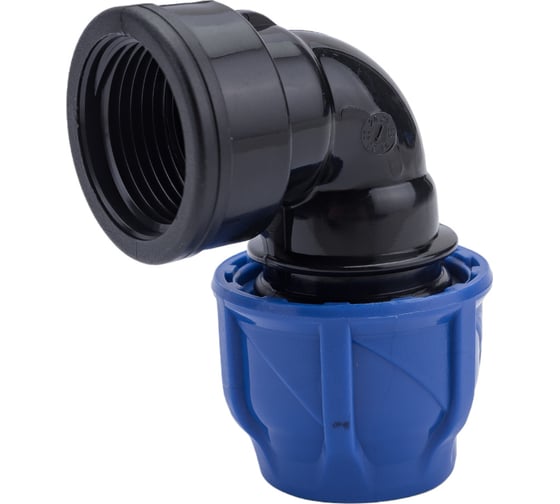 Отвод компрессионный вн. резьба TEBO ПНД 20x3/4" T-ПНД.О.4.20-34.CN