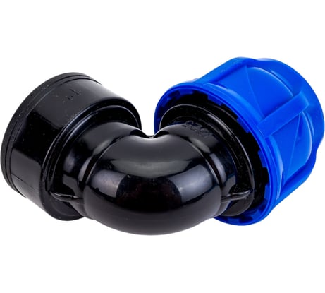 Отвод компрессионный внутренняя резьба TEBO ПНД 25x1" T-ПНД.О.4.25-1.CN