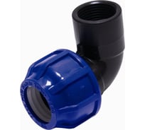 Компрессионный отвод TEBO ПНД вн. резьба 90x4" T-ПНД.О.4.90-4.CN