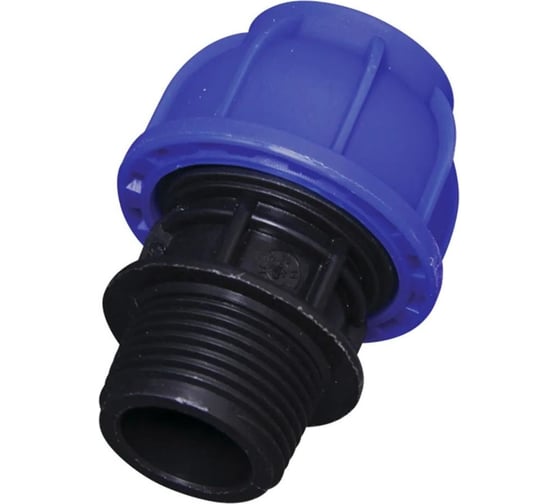 Компрессионная муфта TEBO ПНД нар. резьба 25x1/2" T-ПНД.М.5.25-12.CN