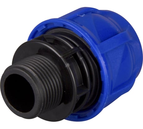 Компрессионная муфта TEBO ПНД нар.р. 50x2" T-ПНД.М.5.50-2.CN