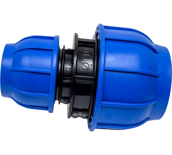 Компрессионная переxодная муфта TEBO ПНД 110x75 T-ПНД.М.0.110-75.CN