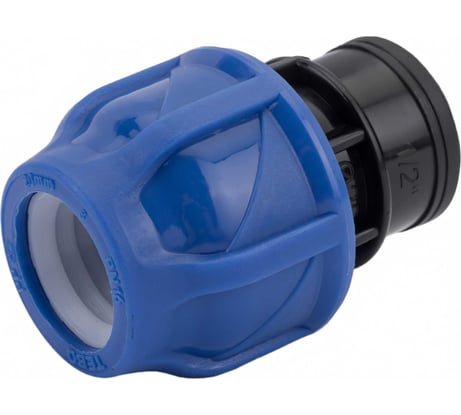 Компрессионная муфта TEBO ПНД вн. резьба 20x1/2" T-ПНД.М.4.20-12.CN