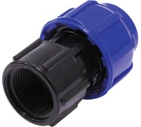 Компрессионная муфта внутренняя резьба TEBO ПНД 40x1.1/4" T-ПНД.М.4.40-114.CN