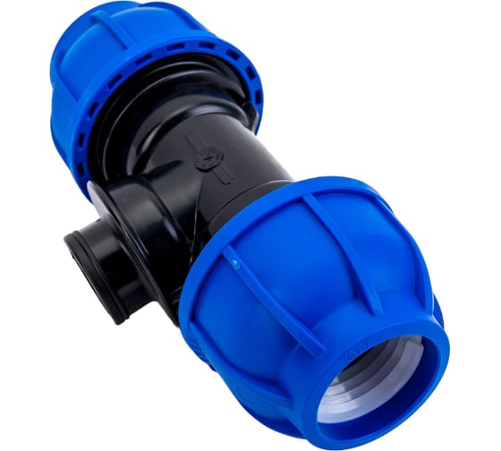 Тройник компрессионный вн. резьба TEBO ПНД 32x1/2" T-ПНД.Тр.4.32-12.CN