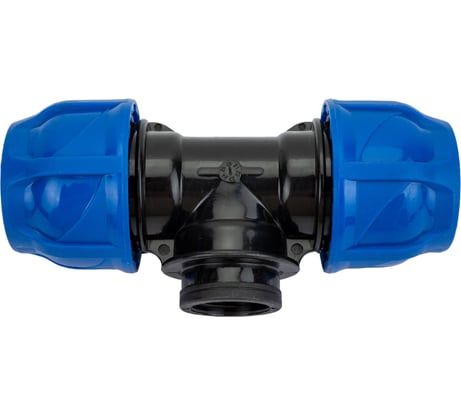 Компрессионный тройник TEBO ПНД вн. резьба 25x1/2" T-ПНД.Тр.4.25-12.CN